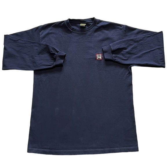 Timberland Dark Blue Crew Neck Long Sleeve T-Shirt, Size M - Picture 1 of 7